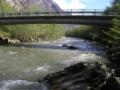 0km - Cama - - "einbootstelle", 5.4km to camping platz in Roveredo, WW2-3. Two difficult places: just after highway bridge in Grono(just a drop) and the one behind camping place(300m)., 800x600, 92 Kb