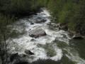 0km - Sorte - view off the bridge. Traverse from middle to the right at the end., 800x600, 93 Kb