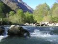 1.2km from Sorte - just downstream Norantola powerstation, 800x600, 94 Kb